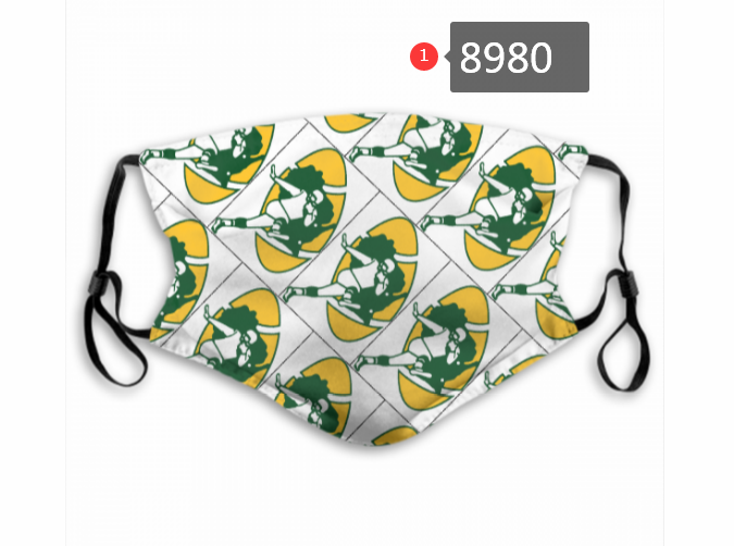 2020 NFL Green Bay Packers #6 Dust mask with filter->nfl dust mask->Sports Accessory